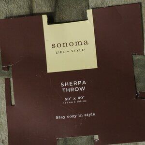 Sonoma Sherpa Throw - Brown